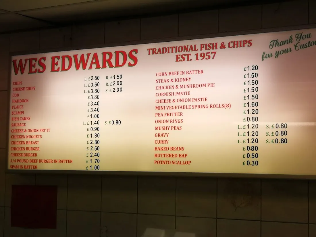 Wes Edwards Traditional Fish & Chips